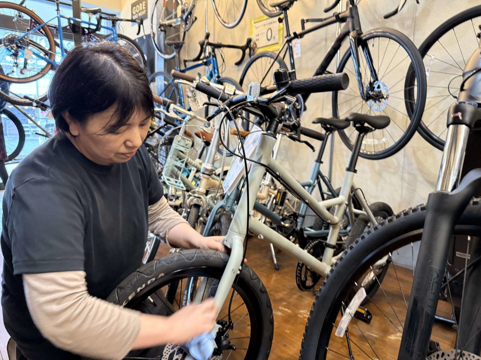 ▲「若い頃は長距離も走っていたけど、最近はあまり走れてない」と話す高祖さん